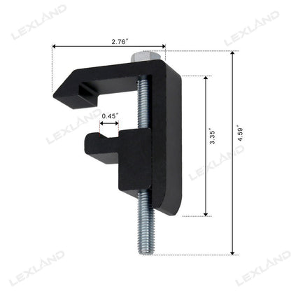 Tacoma/Tundra Truck Mounting Clamps Bed Rail Clamps Cargo Clamps 4PCS for Toyota