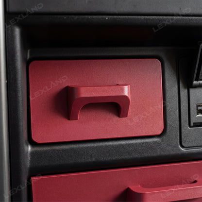 4Runner Storage Drawer Organizer Center Console Cubby Upper & Lower Storage Box 2PCS for Toyota