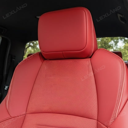Tacoma /4Runner Seat Covers Full Coverage Embossed Seat Protector with TRD Letter Style for Toyota