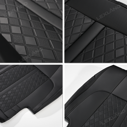 Tacoma/4Runner Seat Covers Diamond Pattern Seat Protectors TRD-Style Interior Protection for Toyota