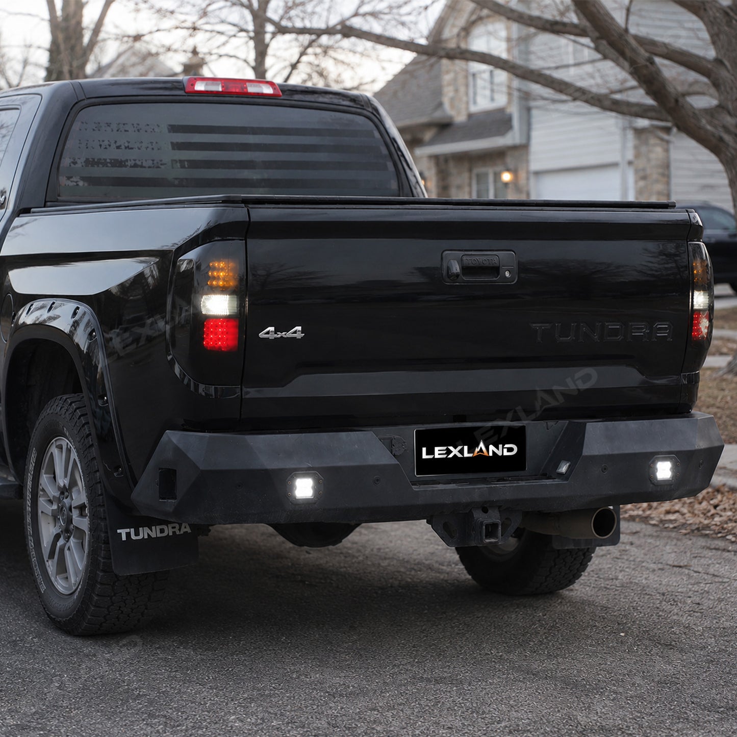 Tundra Tail Light Cover Smoked Rear Taillights Lamp Overlay Protection Cover for Toyota