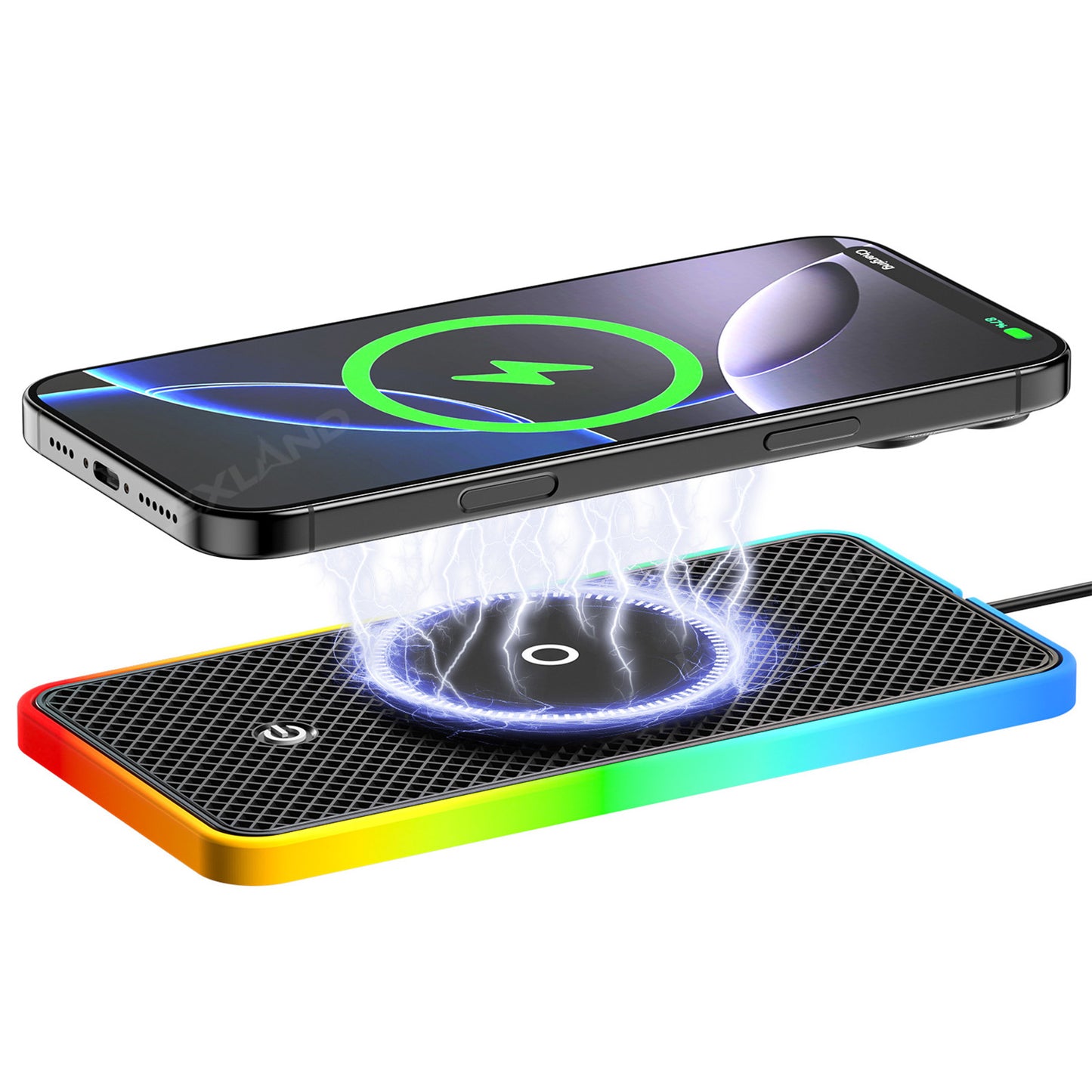 4Runner/Tacoma Magnetic Wireless Charger with Ambient Light 15W Phone Charging Pad 2.0
