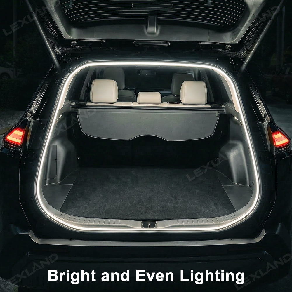 RAV4 Rear Trunk Ambient Lighting Kit LED Trunk Cargo Light Strip Interior Decoration Lights
