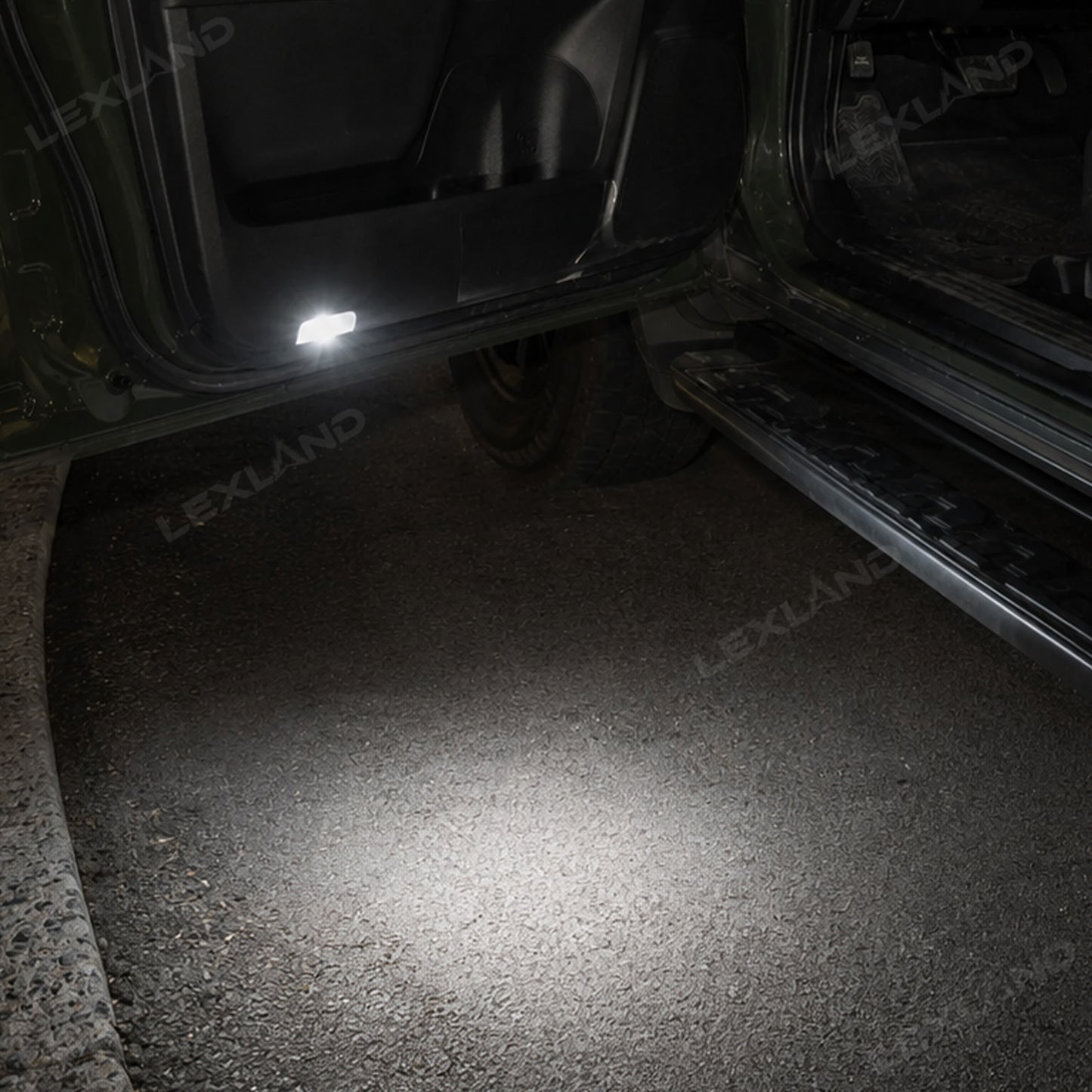 Tacoma Puddle Lights LED Courtesy Lights Dual-Color Door Welcome Lights for Toyota