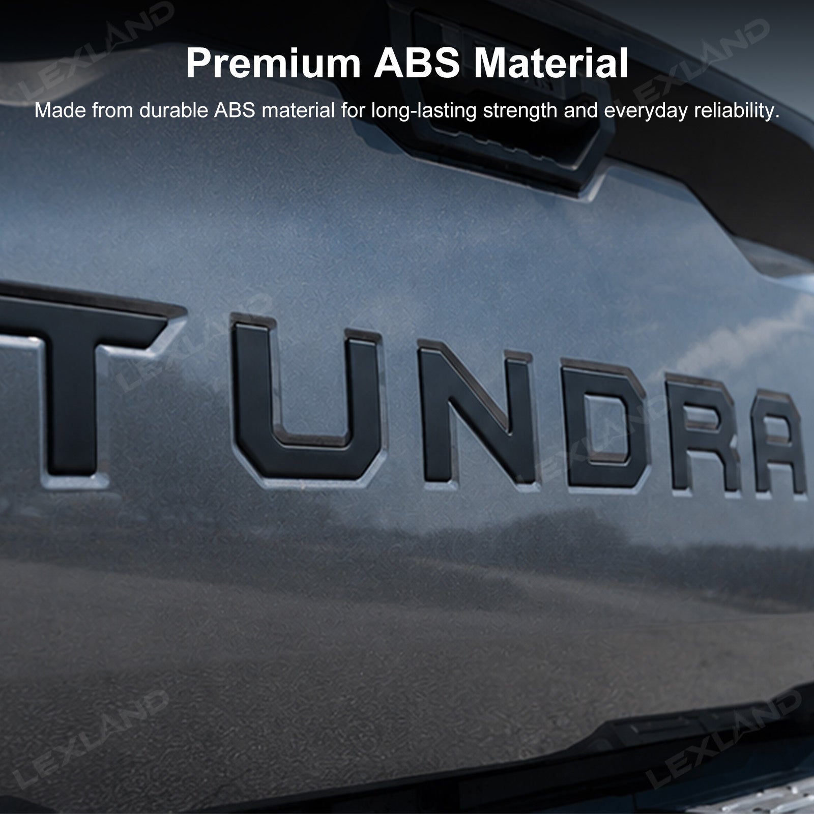 Tundra Tailgate Letters 3D Emblems Overlay Insert Kit for Toyota