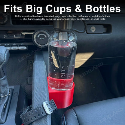 Tacoma/4Runner Cupholder Oversized Water Bottle Holder Molle Panel Accessories for Toyota