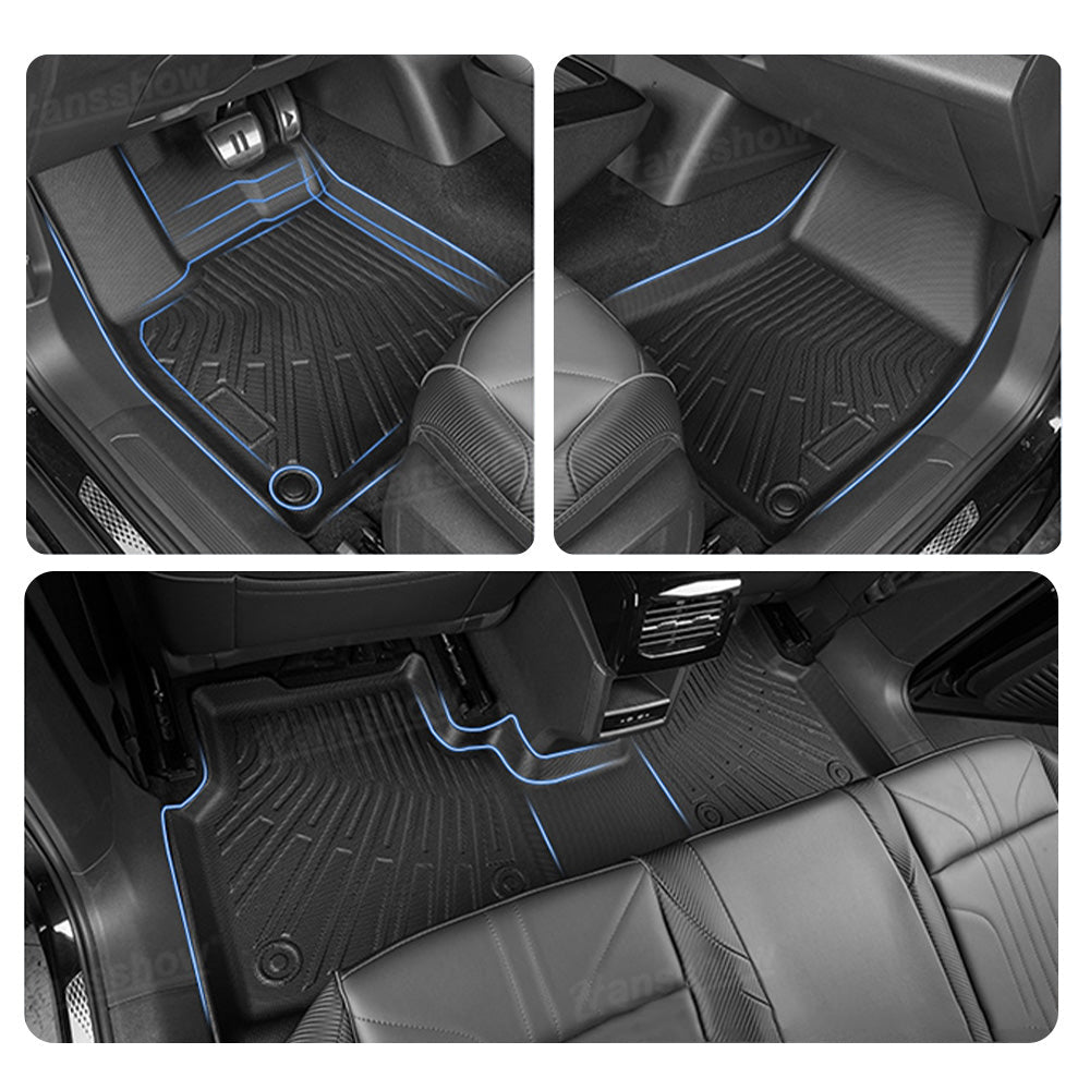 4Runner Floor Mats & Cargo Liner Seat Back Protector Set All-Weather TPE Interior