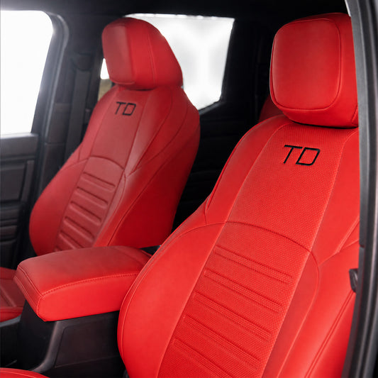Tacoma /4Runner Seat Covers Embossed Seat Protector with TRD Style for Toyota