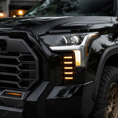 Tundra DRL Vent Lights Dynamic Daytime Running Lights Sequential Turn Signal Lighting Upgrade