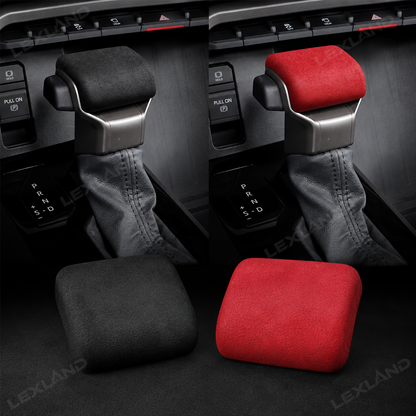 Tacoma Gear Shift Knob Cover Suede Shifter Gear Hand Brake Decorative & Protective Trim for Toyota