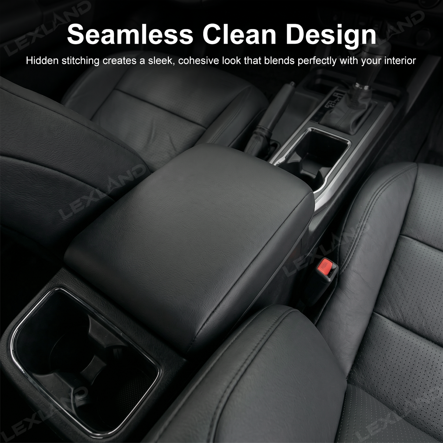 Tacoma Center Console Cover Black Armrest Covers For Toyota
