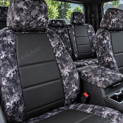 Tacoma/4Runner Seat Covers Nappa Leather Camo Seat Protector 3.0 for Toyota