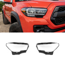 Tacoma Front Headlight Clear Lens High-Transparency PC Headlamp Covers for Toyota