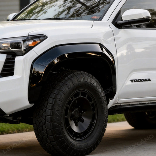 Tacoma Fender Flare Kit ABS Wheel Flares No-drill Installation Wheel Arch 4PCS for Toyota