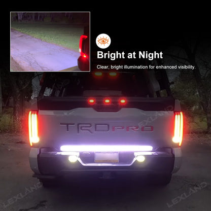 Tacoma/Tundra 48" LED Tailgate Light Bar with Reverse Light, Brake Light & Sequential Turn Signals