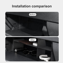 Tundra Glove Box Organizer Insert ABS Storage Divider Interior Accessories for Toyota