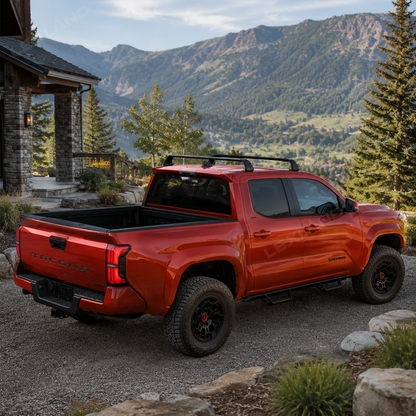 Tacoma Roof Rack Crossbar Aluminum Cargo Rack Luggage Carrier Cross Bars 1.0 for Toyota