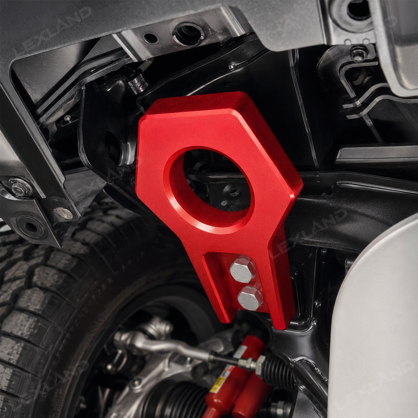 Tacoma /4Runner Front Tow Hooks Off-Road Aluminum Recovery Hooks Bolt-On Tow Points