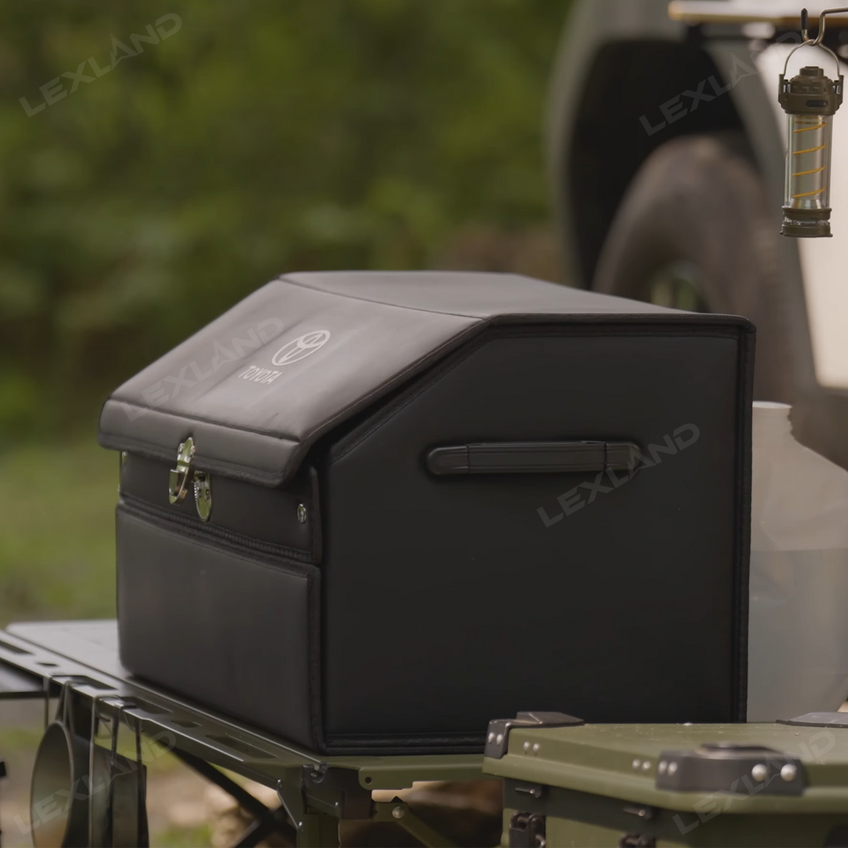 Toyota Trunk Storage Box Trunk Organizer with Toyota Logo Luggage Storage Bag