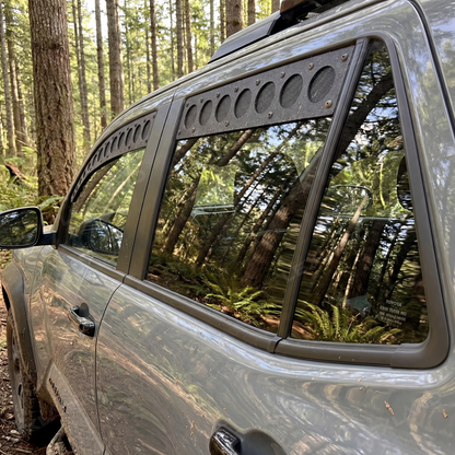 4Runner Side & Rear Window Vents Breathable Ventilation Bug Protection Privacy Shield for Toyota