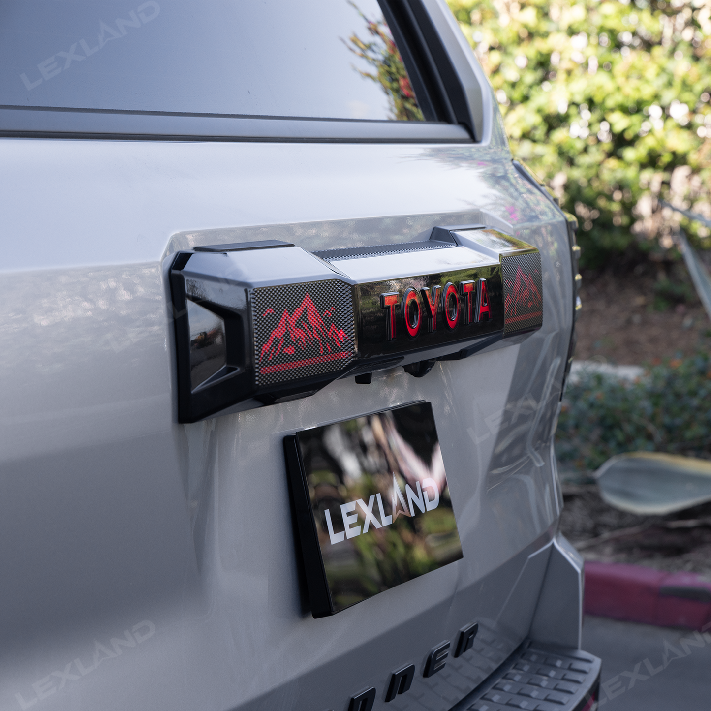4Runner LED Trunk Tail Light Full Width Tailgate Ambient Lighting with Snow Mountain Off-Road Style