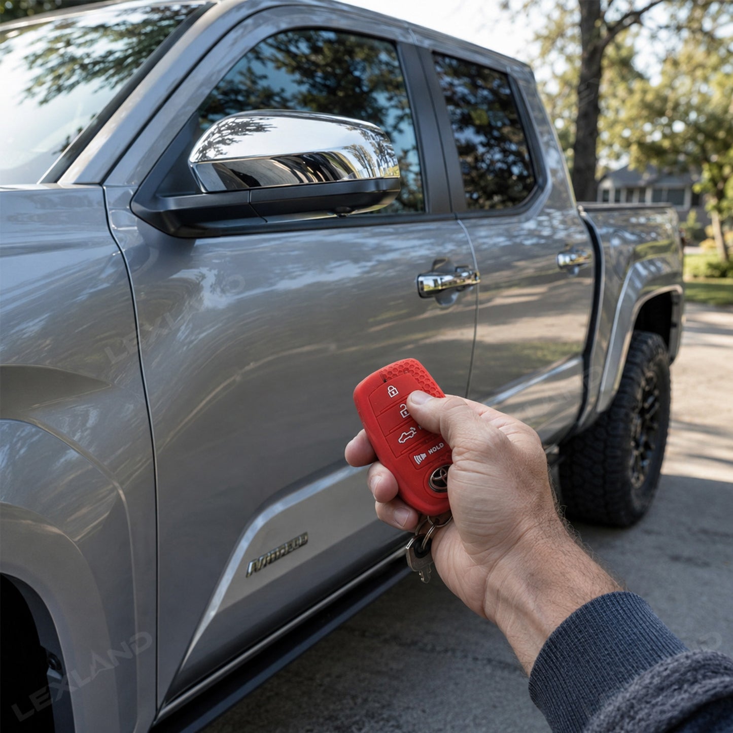 Tacoma/4Runner/Tundra Key Fob Cover Silicone Keyless Entry Remote Case Protector for Toyota