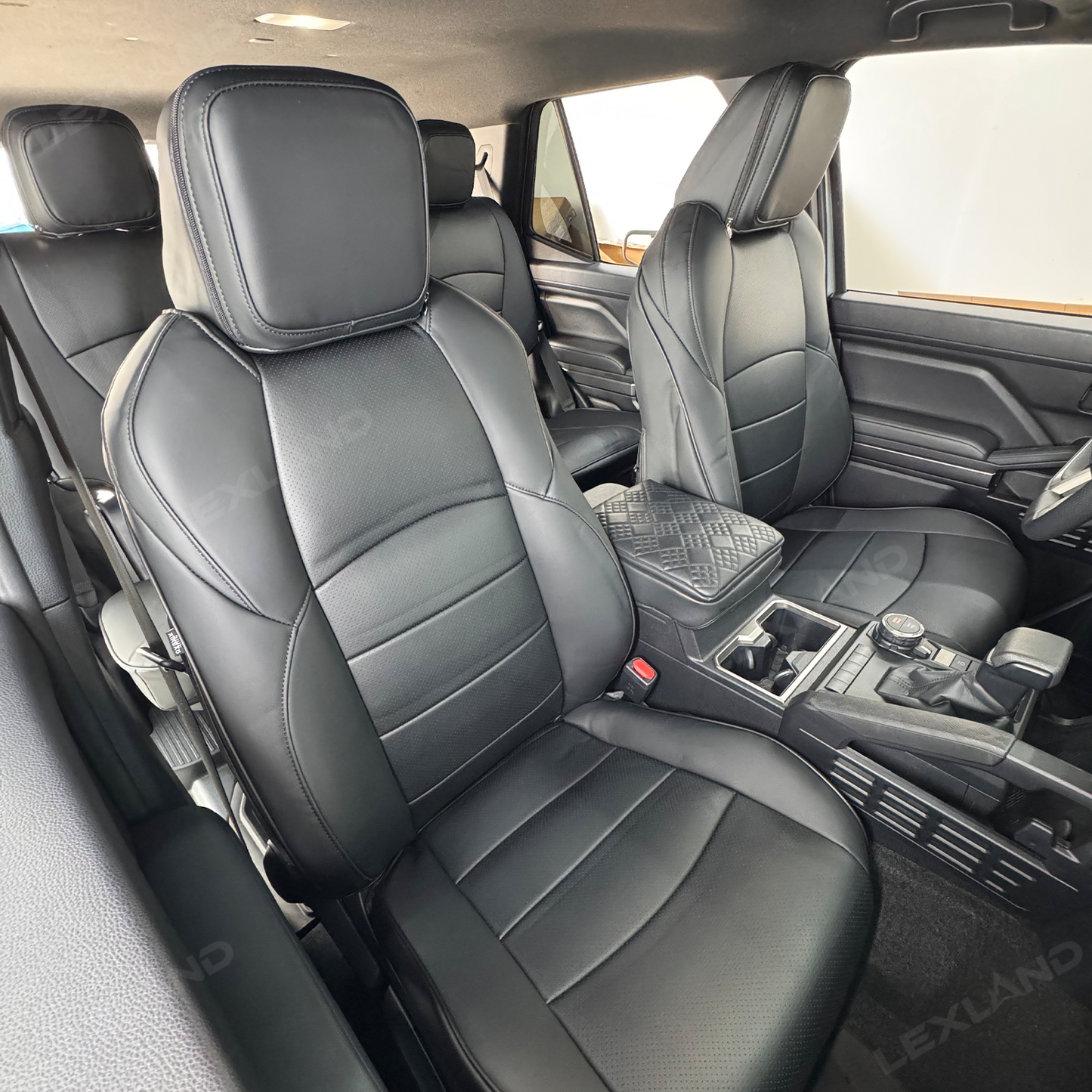 4Runner Seat Covers Nappa Leather Full Coverage Seat Protector for Toyota