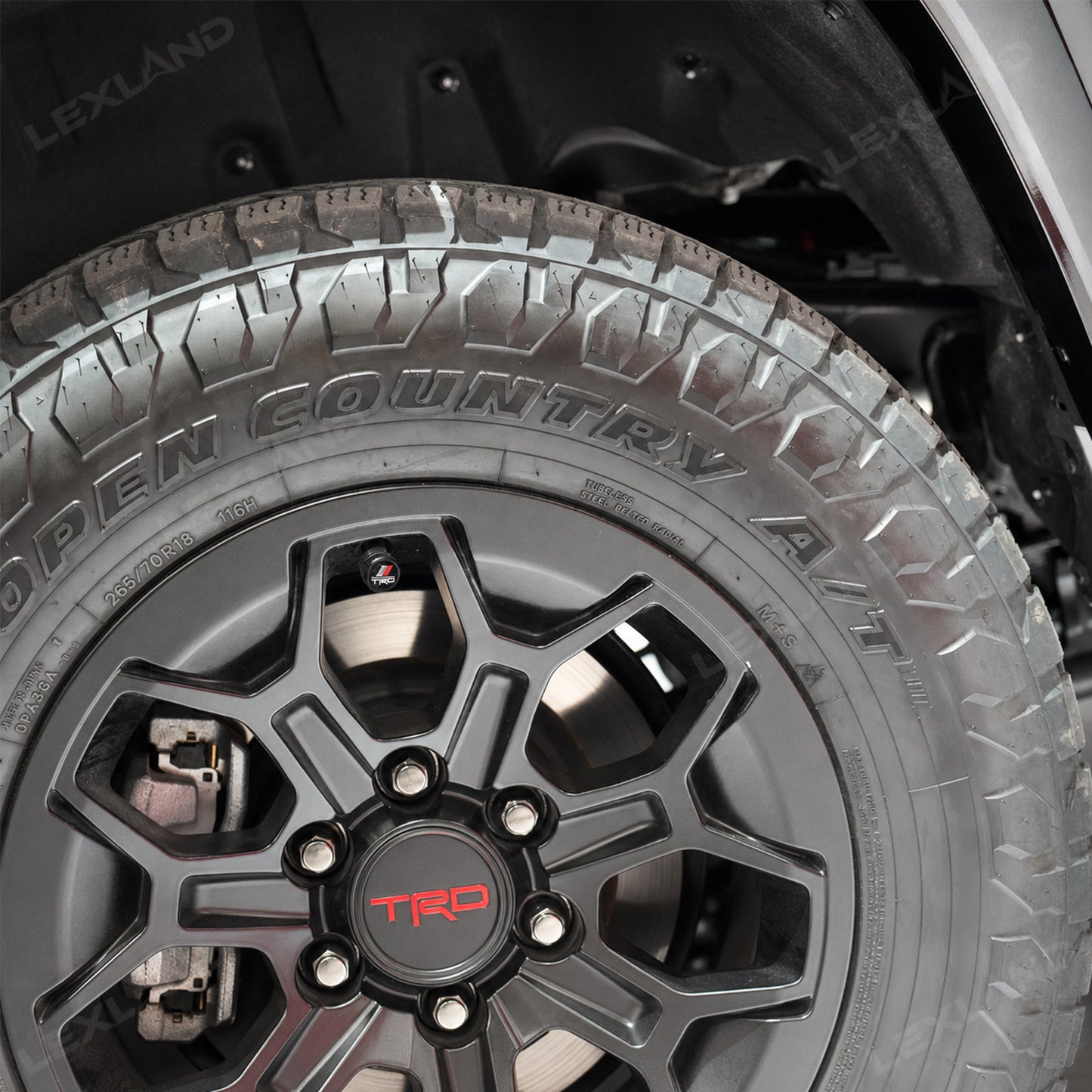 Tacoma/ 4Runner/ Tundra Tire Valve Stem Caps Cover TRD-Style Wheel Valve Caps Aluminum Alloy Dust Caps 4PCS