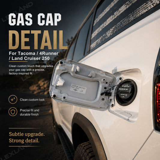 Tacoma/ 4Runner/ Land Cruiser Gas Cap Aluminum Fuel Tank Cap Cover for Toyota