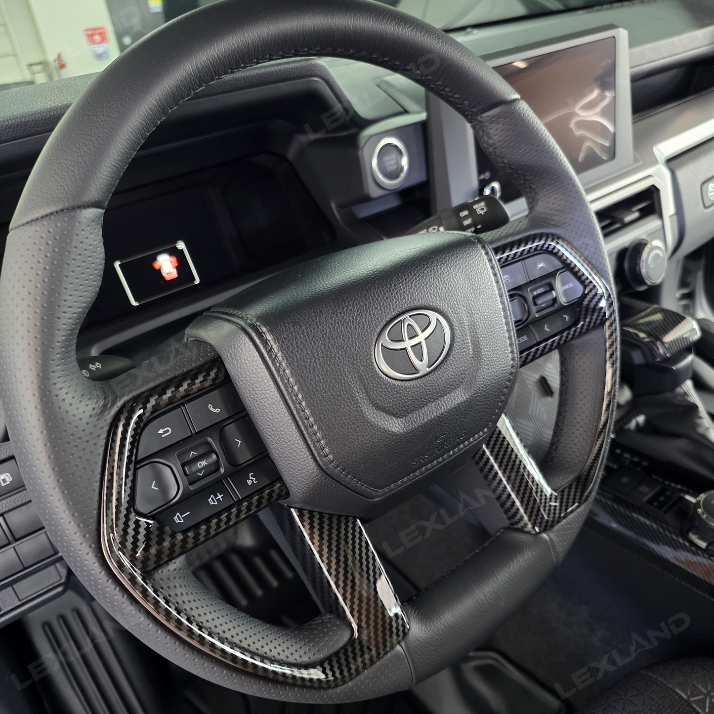 4Runner Interior Cover Trim ABS Carbon Fiber Style Protective Overlays