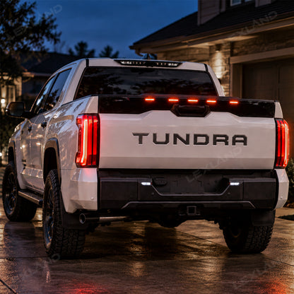 Tundra LED Tailgate Protector Tailgate Cap Rear Tailgate Guard Marker Lights for Toyota