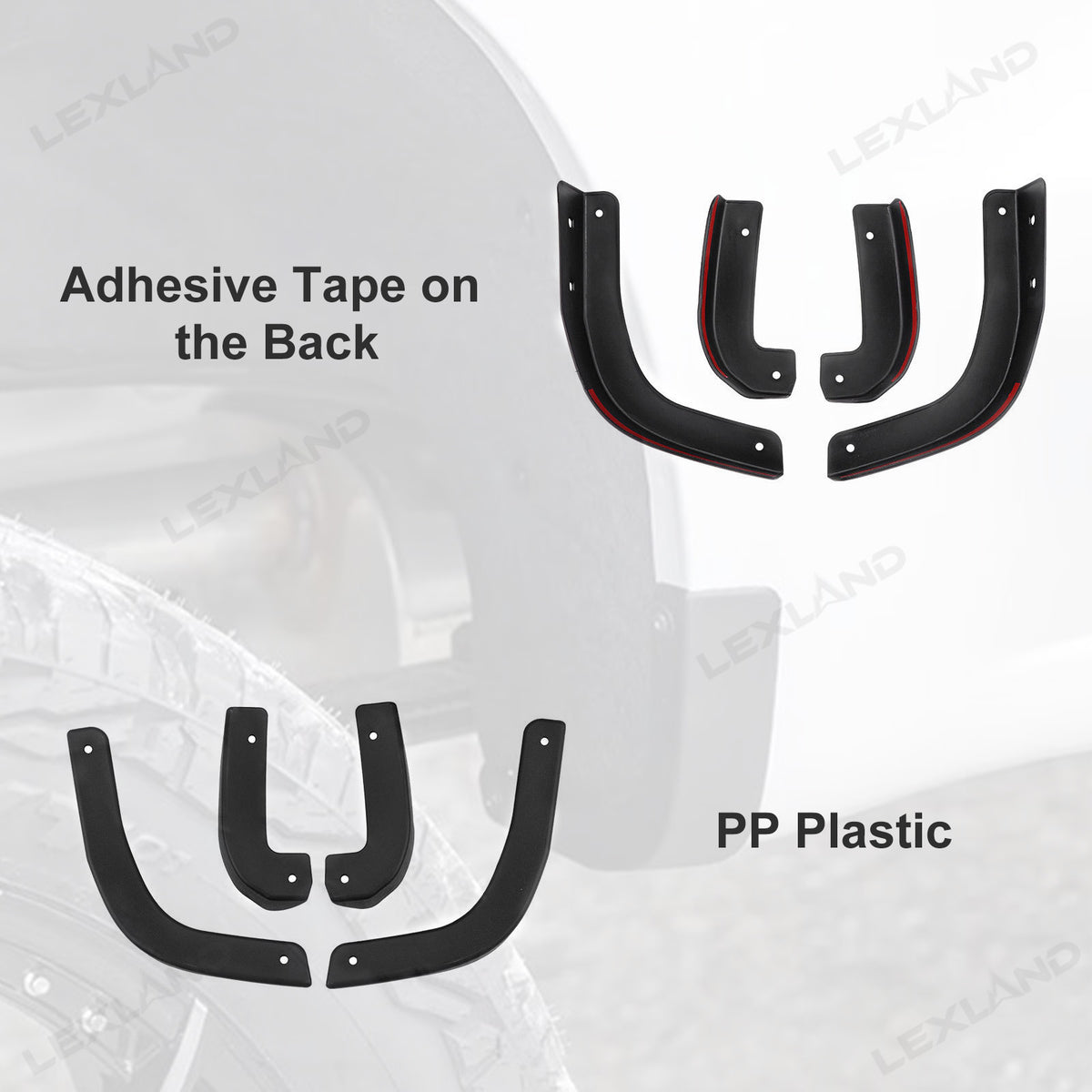 Silverado 1500 Fender Mud Flaps Mud Guards Splash Guards 4PCS for Chevrolet