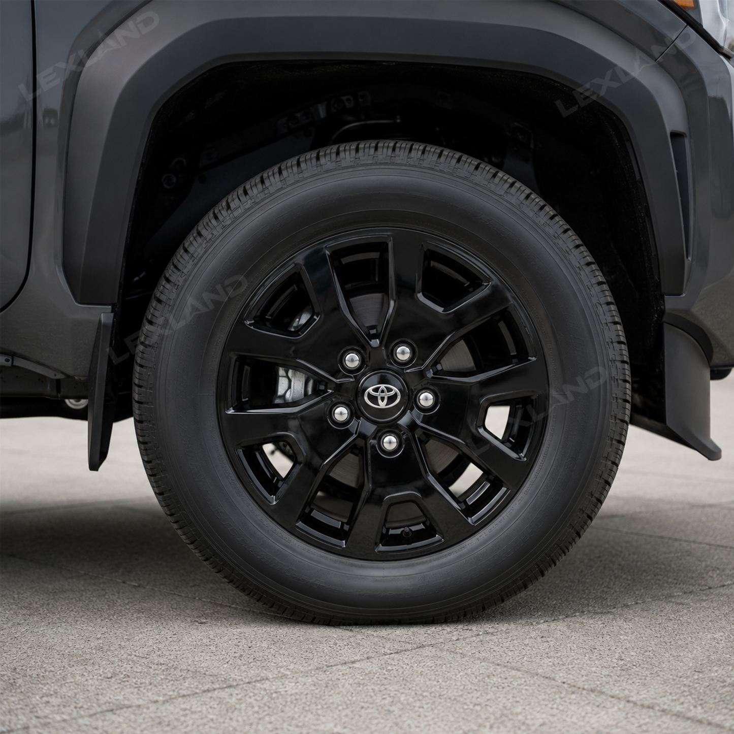 Tacoma SR5 17'' Wheel Covers OEM-Style Hubcaps 4PCS Snap-On Installation for Toyota