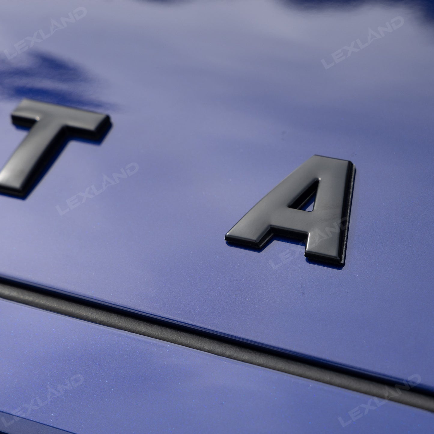 Tacoma Hood Letter Inserts Black Emblem Overlays For Toyota