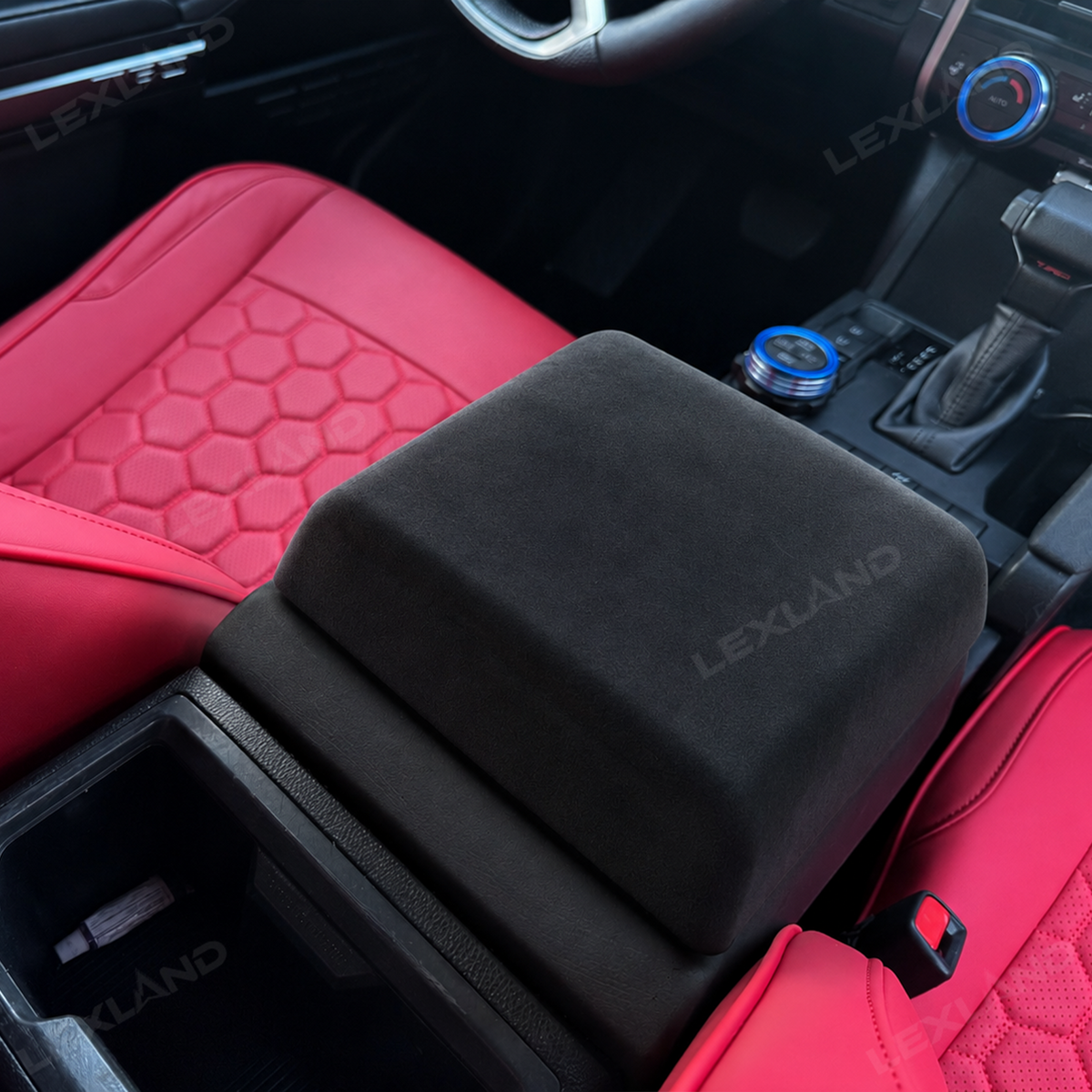 Tacoma/4Runner Armrest Pad Center Console Armrest Cover Riser with Hidden Storage Drawer