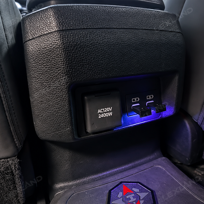 Tacoma USB-C RGB Ambient Lighting Rear Screen Backseat LED Lighting Upgrade Kit for Toyota