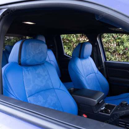 4Runner Seat Covers Full Coverage Blue Camo Seat Protectors for Toyota