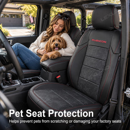 Wrangler Como Style Seat Covers 4-Door Seat Protector Without Rear Armrest Interior Seat Upholstery Upgrade