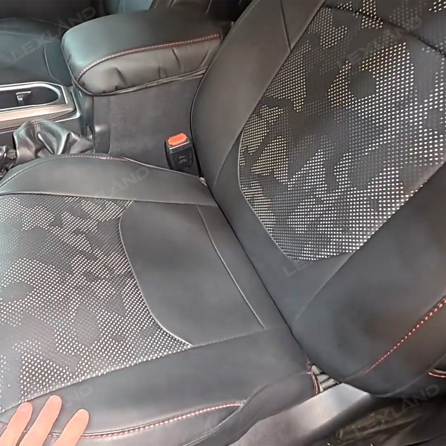 Tacoma 3rd Gen Camo Seat Covers NAPPA Leather Seat Protector for Toyota