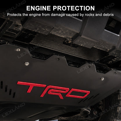 Tacoma Skid Plate with TRD Style Front Engine Undercover Underbody Protection Plate for Toyota