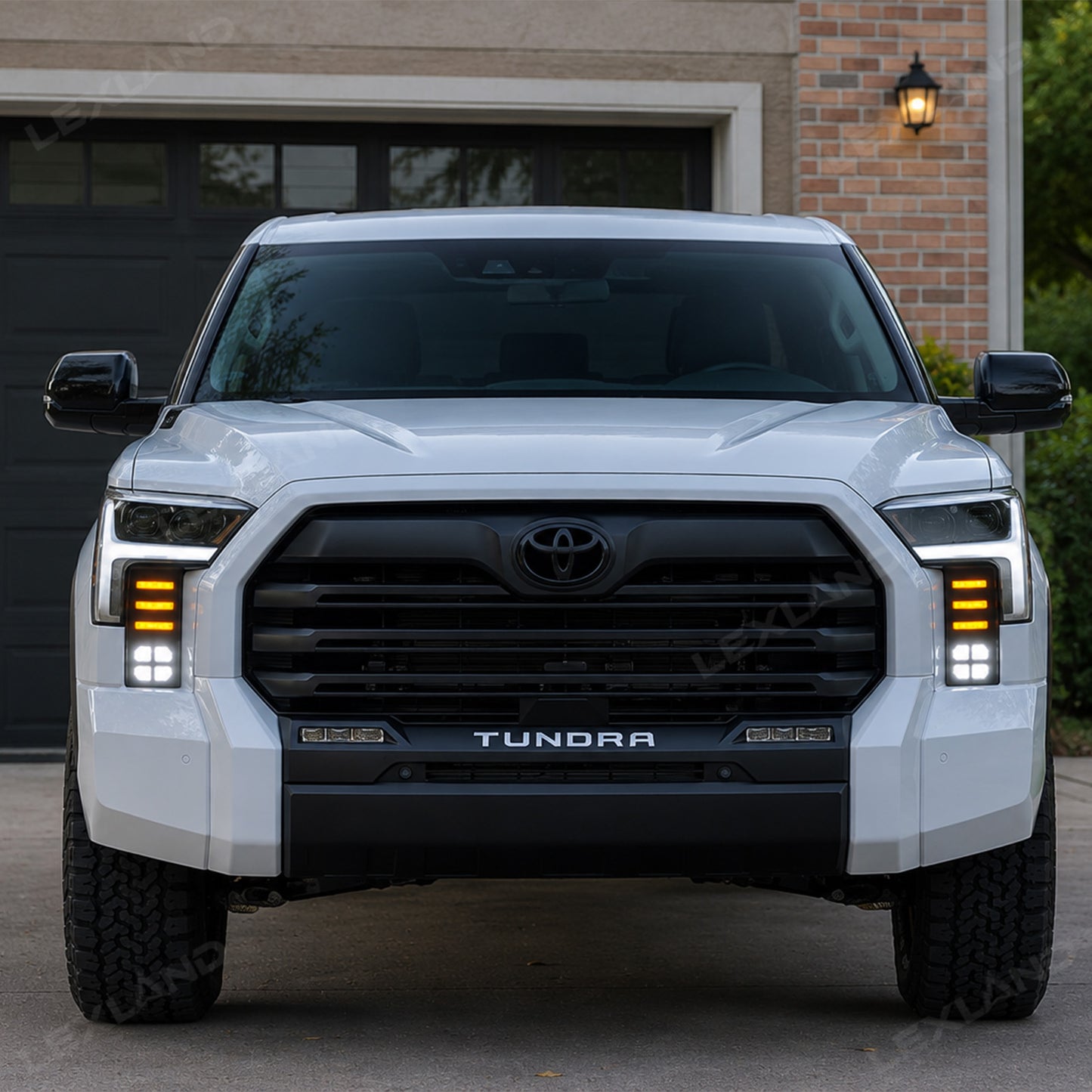 Tundra LED Daytime Running Lights Dual-Color DRL Sequential Turn Signal Lighting Upgrade for Toyota