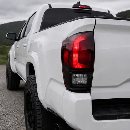 Tacoma Smoked Tail Light Covers & Third Brake Light Cover Rear Lamp Protector for Toyota