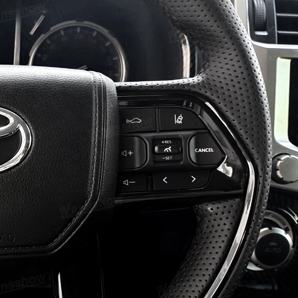 4Runner Steering Wheel Top & Bottom Nappa Leather with Perforated Grip Inspired by 2025 4Runner