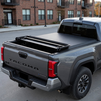 Tacoma Tri-fold Soft Folding Truck Bed Tonneau Cover for Toyota