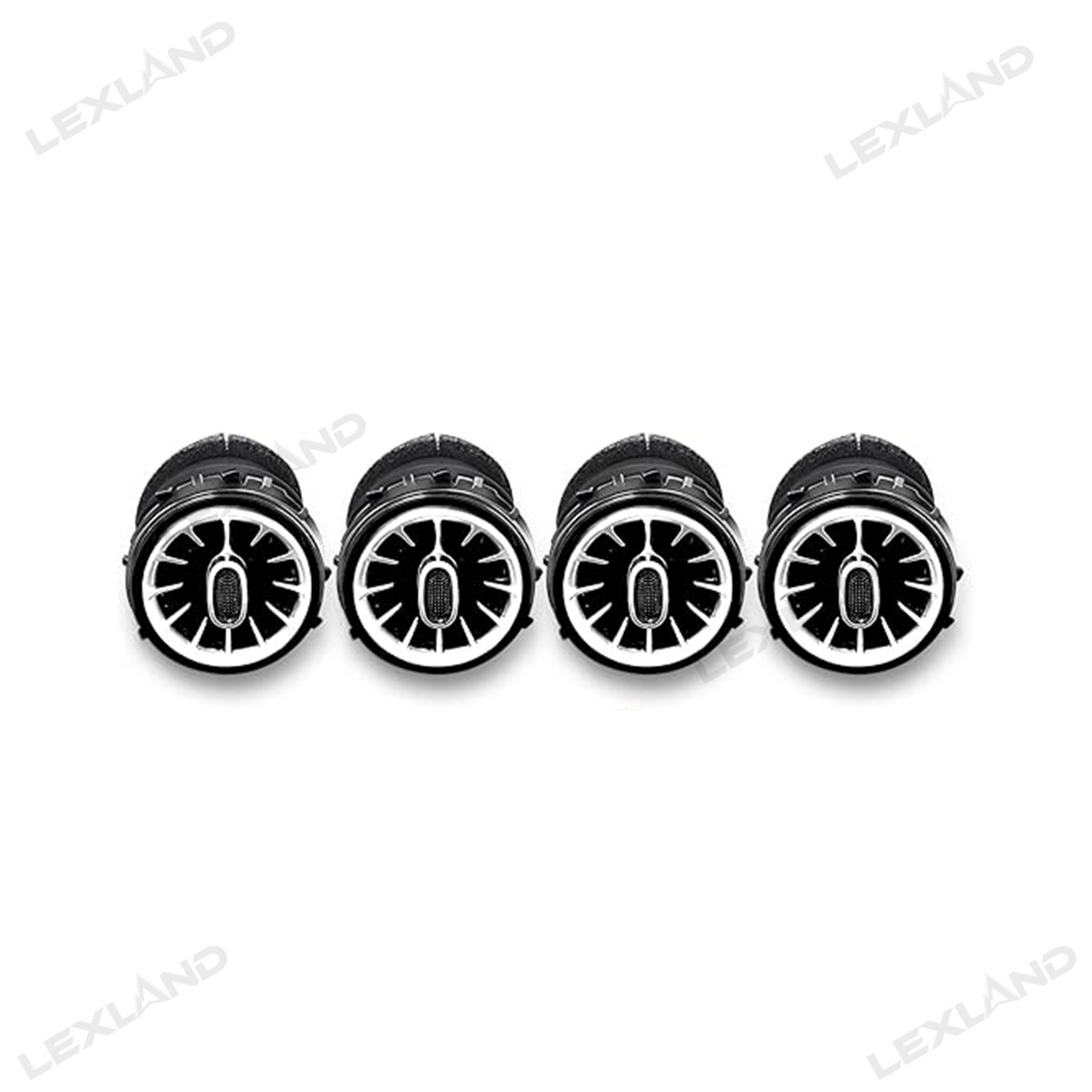 Tacoma Turbo Air AC Vents with Ambient Light RGB LED Vents Light 4PCS for Toyota