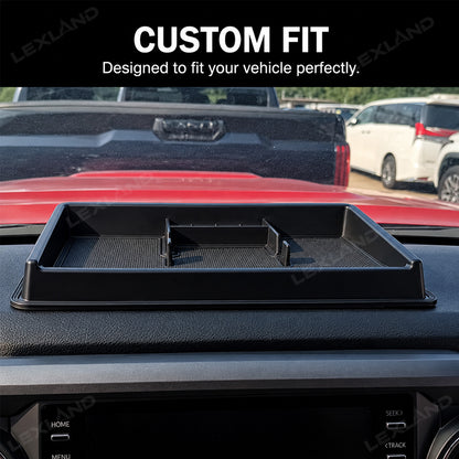 Tacoma Dashboard Organizer Interior Dash Panel Tray Center Console Storage Box for Toyota