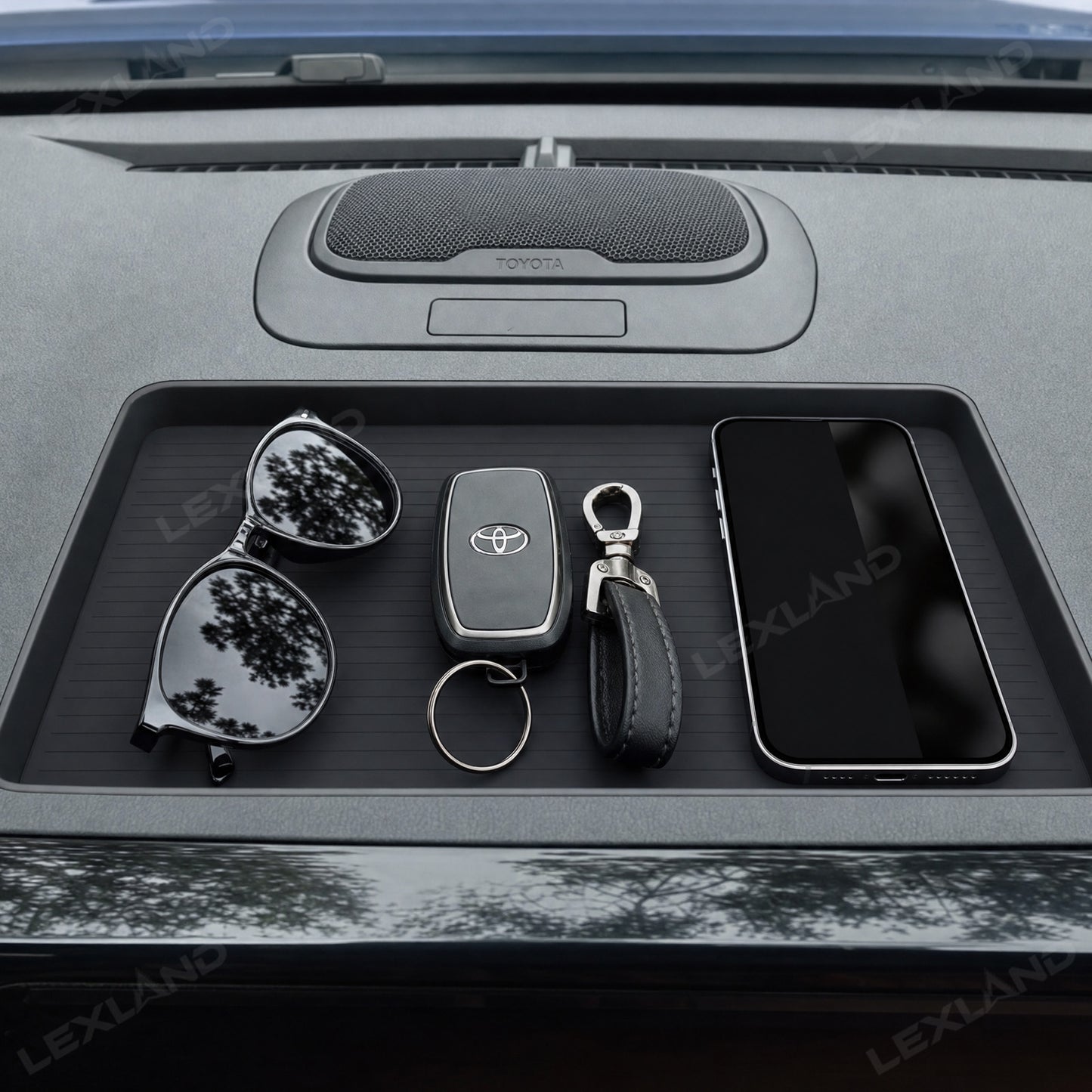 Tacoma/4Runner Dashboard Organizer Tray Behind Screen Interior Dash Center Console Storage Box 2.0
