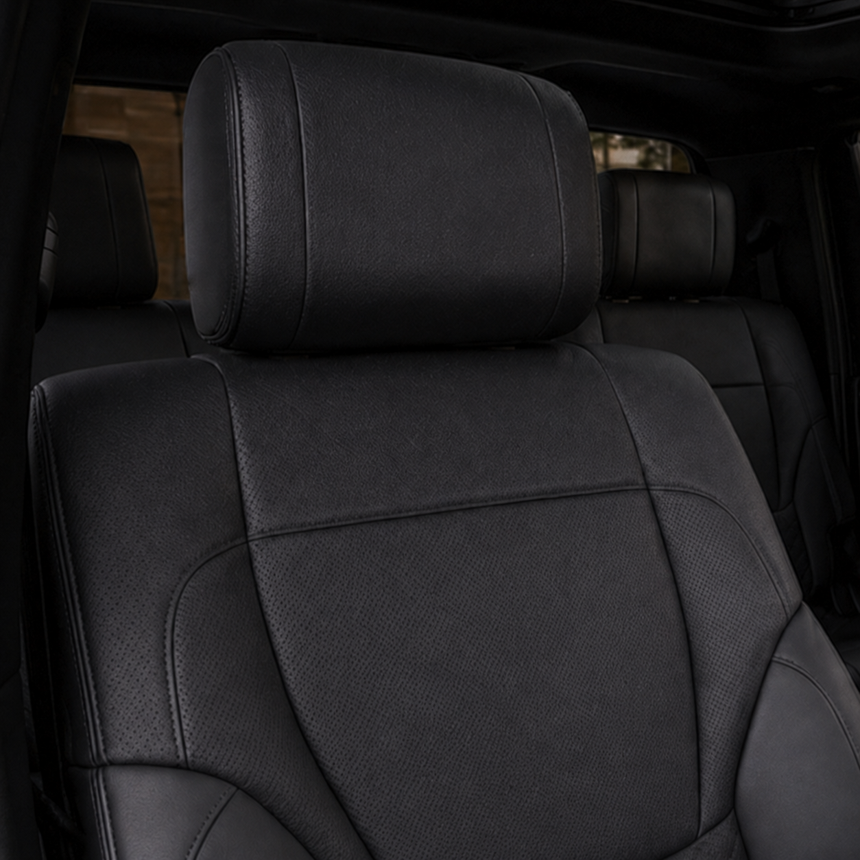 Tundra Seat Covers Capstone Style Interior Leather Covers Upgrade Seat Protector for Toyota