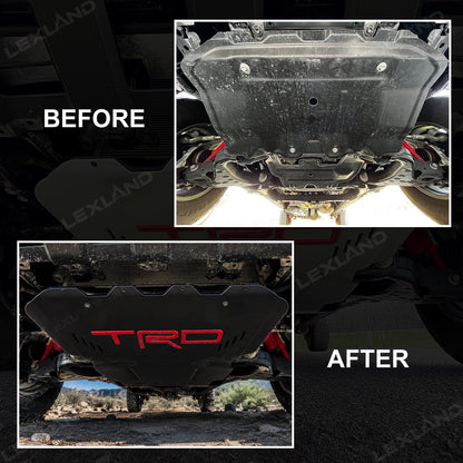 Tacoma Skid Plate with TRD Style Front Engine Undercover Underbody Protection Plate for Toyota