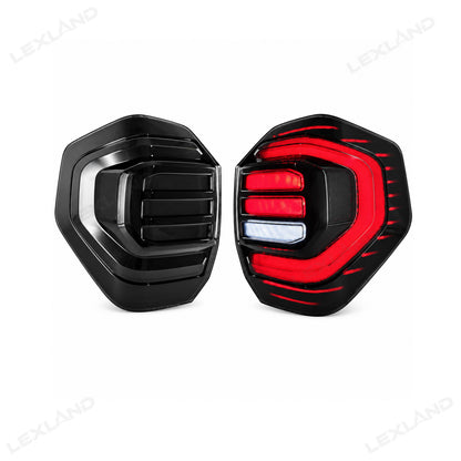 4Runner LED Tail Lights Smoked Dynamic Taillights Rear Lamps Assembly 2PCS for Toyota